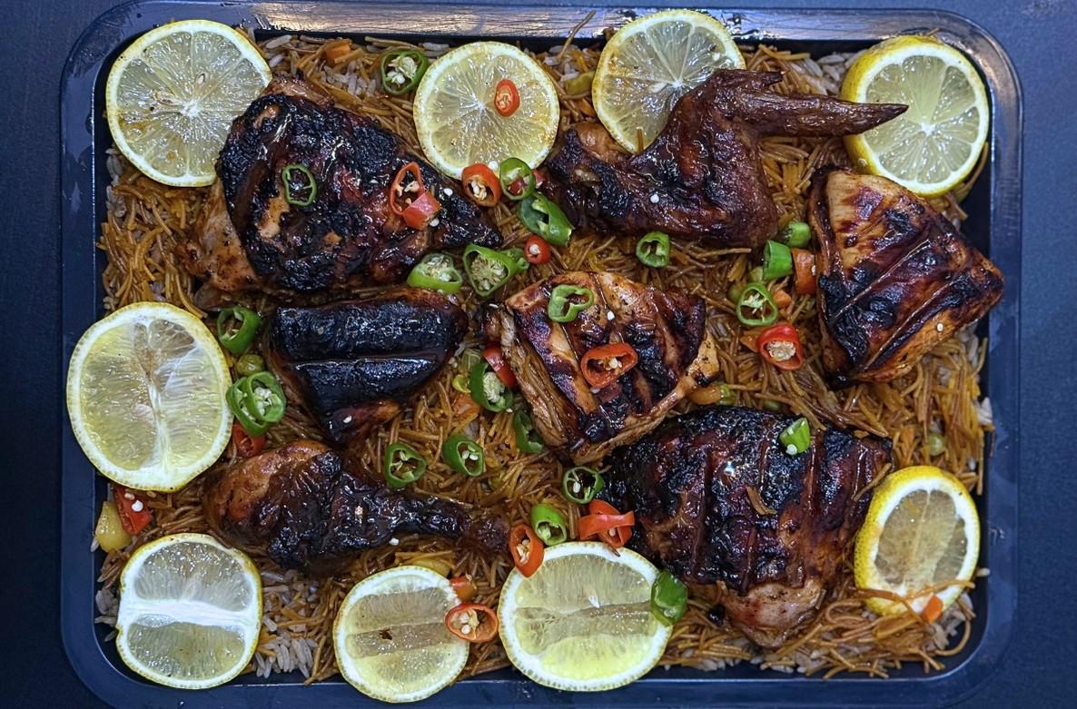 7 قطع دجاج فحم